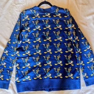 Blue Disney Donald Duck Cardigan